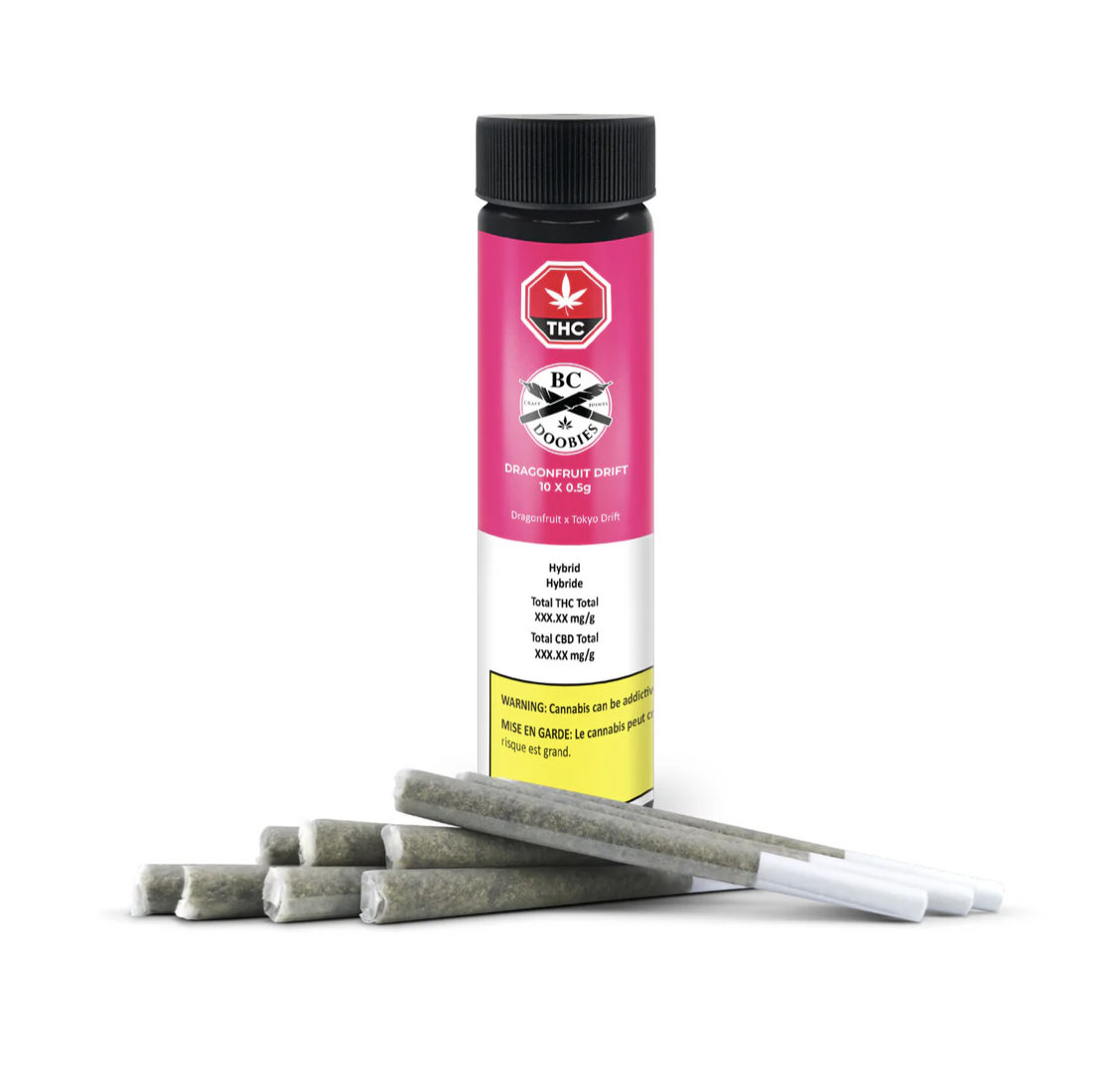 BC DOOBIES - DRAGONFRUIT DRIFT PRE-ROLLS