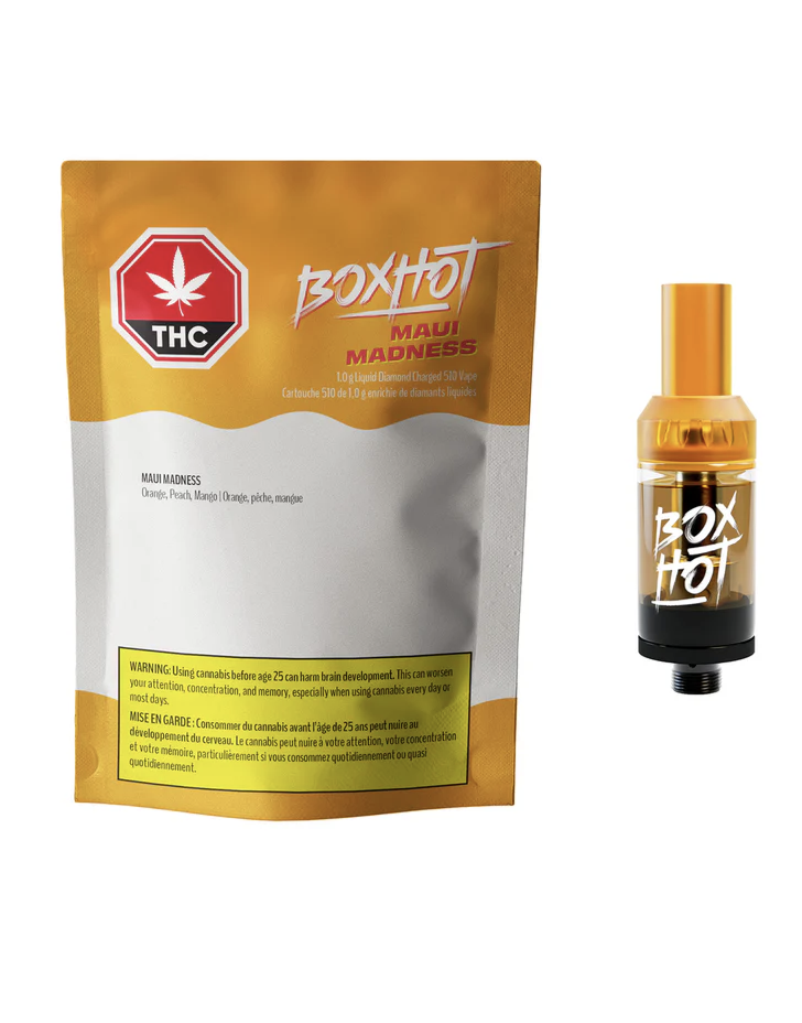 BOXHOT - MAUI MADNESS LIQUID DIAMOND CHARGED 510 VAPE