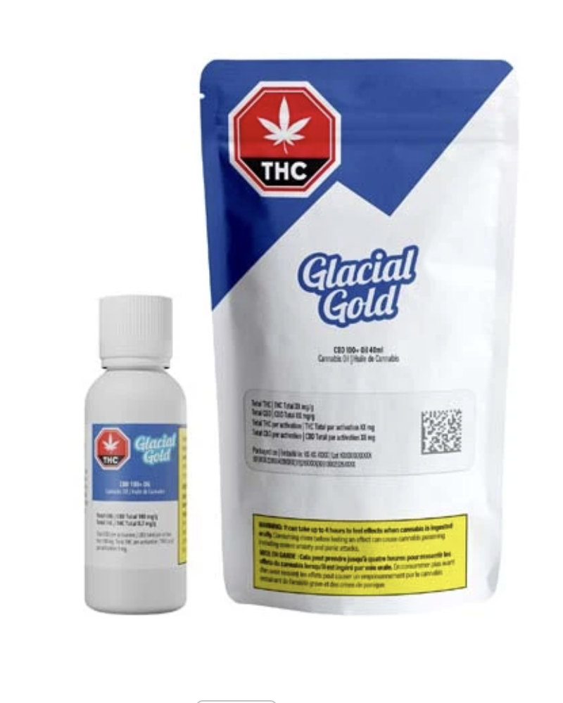 GLACIAL GOLD - CBD 100+ OIL