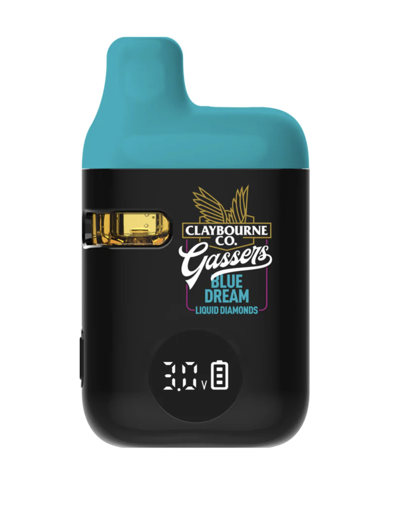 CLAYBOURNE - GASSERS BLUE DREAM LIQUID DIAMONDS AIO VAPE