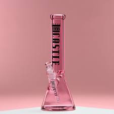 14" 7mm ELECTROPLATED CASTLE GLASS BONG