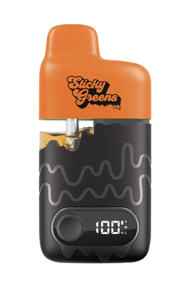 STICKY GREENS - PUFF' KIN SPICE DRIPBAR LIQ DIAMOND BLEND AIO LTO